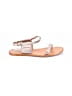Pure Navy Silver Sandals Size 10 - photo 1