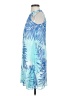 Calvin Klein 100% Polyester Tropical Blue Casual Dress Size 2 - photo 5