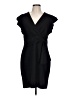 DKNY Solid Black Cocktail Dress Size 12 - photo 1