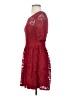 City Triangles 100% Polyester Red Cocktail Dress Size 5 - photo 5