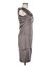 Patra Solid Gray Cocktail Dress Size 8 - photo 4