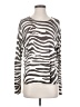 Zara Animal Print Silver Pullover Sweater Size S - photo 1