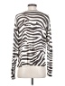 Zara Animal Print Silver Pullover Sweater Size S - photo 2