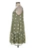 Mine 100% Polyester Polka Dots Green Casual Dress Size S - photo 5