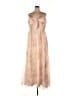 MARCHESA notte 100% Polyester Floral Tan Pink Cocktail Dress Size 18 - photo 1