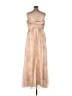 MARCHESA notte 100% Polyester Floral Tan Pink Cocktail Dress Size 18 - photo 2