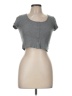 Wild Fable Gray Short Sleeve Top Size M - photo 1