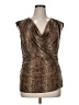 Chaus Brown Sleeveless Blouse Size XL - photo 1