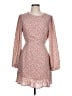 Lulus 100% Polyester Paisley Pink Casual Dress Size L - photo 1
