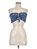 Shein 100% Polyester Blue Tube Top Size M - photo 1
