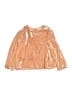 Bonpoint Brown Pink Long Sleeve Top Size 12 - photo 1