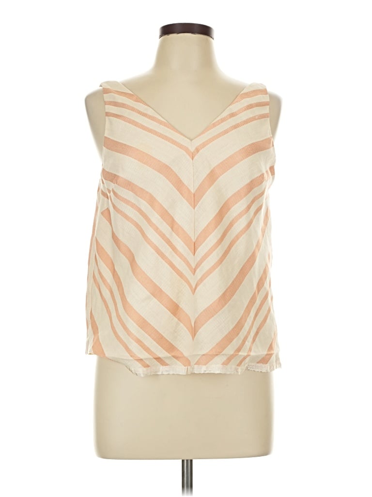 Pre-owned Hd In Paris Sleeveless Blouse In Ivory