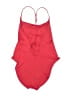 Everlane Solid Red One Piece Swimsuit Size XXL - photo 2
