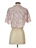 Shein Pink Short Sleeve Turtleneck Size 4 - photo 2