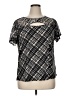 Vintage Rose Black Short Sleeve Blouse Size 1X - photo 1