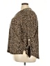 MICHAEL Michael Kors Animal Print Gold 3/4 Sleeve Blouse Size 3X - photo 5