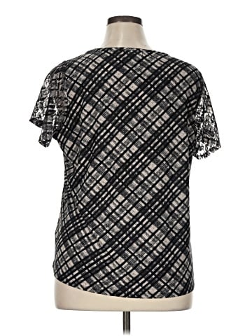 Vintage Rose Short Sleeve Blouse (view 2)