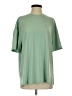 Shein Solid Green Short Sleeve T-Shirt Size 4 - photo 1