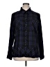 CAbi 100% Rayon Plaid Black Long Sleeve Button-Down Shirt Size XL - photo 1