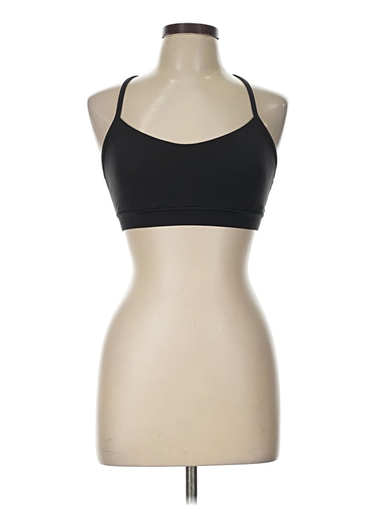 Pre-owned Lululemon Athletica Tank Top Black Halter Neckline Tops