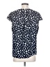 Calvin Klein Blue Short Sleeve Blouse Size P (petite) - photo 2