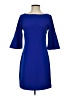 Vince Camuto Solid Blue Cocktail Dress Size 2 - photo 1