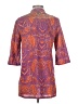 Figue 100% Cotton Paisley Purple 3/4 Sleeve Blouse Size S - photo 2