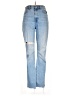 Madewell 100% Cotton Hearts Blue Jeans Size 29 waist - photo 1