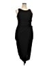 Guess Solid Black Cocktail Dress Size XXL - photo 1