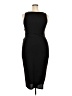 Guess Solid Black Cocktail Dress Size XXL - photo 2