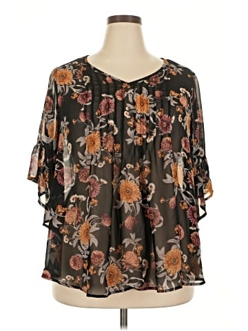 Style&Co 3/4 Sleeve Blouse (view 1)