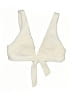Becca 100% Polyester Ivory Swimsuit Top Size L - photo 1