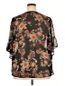 Style&Co 100% Polyester Brown 3/4 Sleeve Blouse Size 2X - photo 2