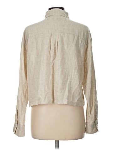 Banana Republic Factory Store Long Sleeve Button-Down Shirt (view 2)