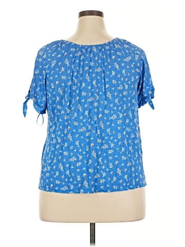 Style&Co Short Sleeve Blouse (view 2)