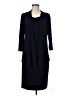 Connected Apparel Blue Casual Dress Size 8 - photo 1