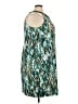 Connected Apparel Print Teal Cocktail Dress Size 24W - photo 4