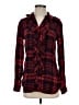 CAbi 100% Rayon Plaid Red Long Sleeve Button-Down Shirt Size XS - photo 1