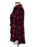 CAbi 100% Rayon Plaid Red Long Sleeve Button-Down Shirt Size XS - photo 5