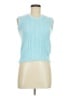 IZOD 100% Cotton Blue Sleeveless Top Size 8 - photo 1