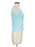 IZOD 100% Cotton Blue Sleeveless Top Size 8 - photo 4