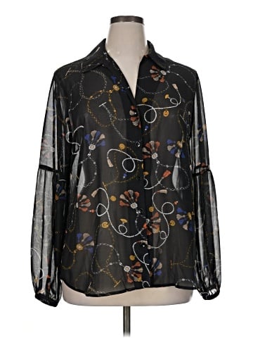 CAbi 3/4 Sleeve Blouse (view 1)
