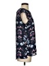 DR2 100% Polyester Black Short Sleeve Blouse Size S - photo 4