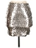 Luxxel 100% Nylon Metallic Silver Formal Skirt Size S - photo 1