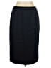 Evan Picone 100% Polyester Solid Black Blue Formal Skirt Size 12 - photo 1