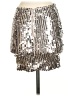 Luxxel 100% Nylon Metallic Silver Formal Skirt Size S - photo 2