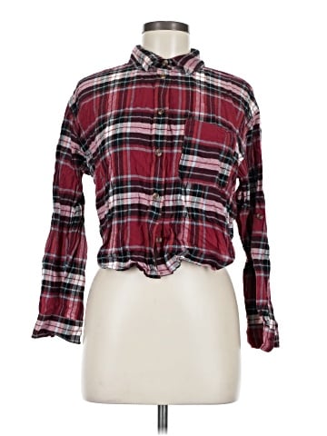Love Tree Long Sleeve Button-Down Shirt (view 1)