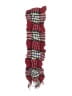 V.Fraas 100% Acrylic Plaid Burgundy Red Scarf One size - photo 2