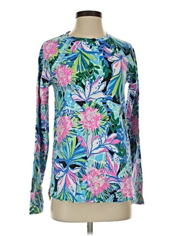 Lilly Pulitzer Luxletic Long Sleeve Blouse (view 1)