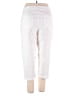 D&Co. Solid White Casual Pants Size 18W - photo 2